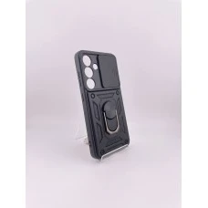 Чохол Ring Serge Armor Case для Samsung Galaxy S24 (ShutCam) (Чорний)