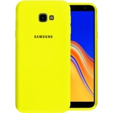 Силіконовий чохол Original 360 Case Logo для Samsung Galaxy J4 Plus (2018) J415 (Жовтий)