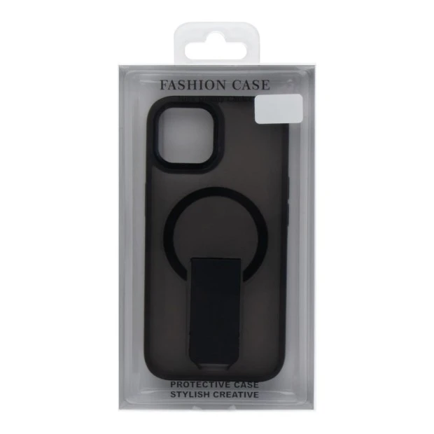 Накладка FrostFlex Stand Magsafe для Apple iPhone 13 (Чорна)
