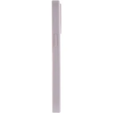 Силіконовий оригінальний круглий чохол для Apple iPhone 16e (76) кольору крейдового рожевого