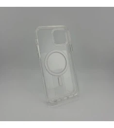 Силіконовий чохол Space Case MagSafe для Apple iPhone 12  /  12 Pro (Прозорий)