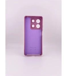 Силіконовий чохол Original Xiaomi Redmi Note 13 5G (з захистом камери) (Бузковий..