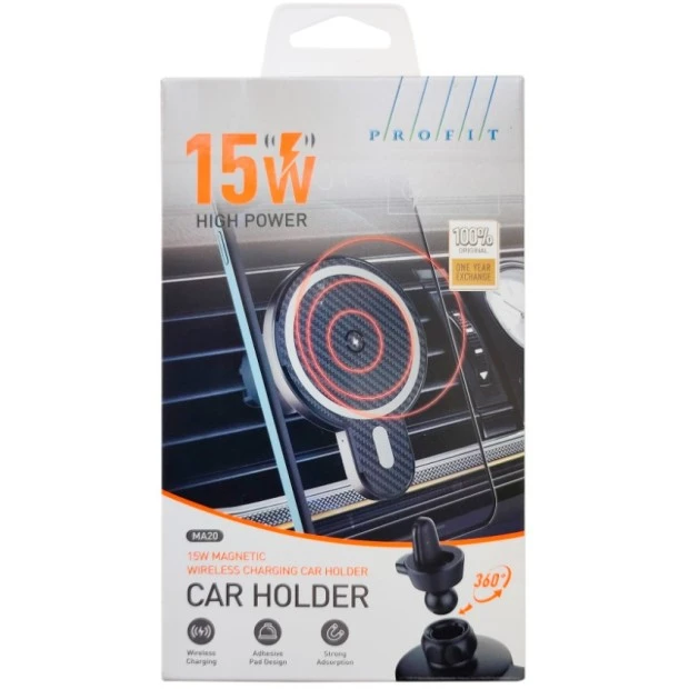 Car holder Profit MA20 MagSafe 15W (Black)