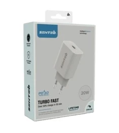 СЗУ-адаптер USB Senteo Z-08 PD 20W (1Type-C) (Белый)