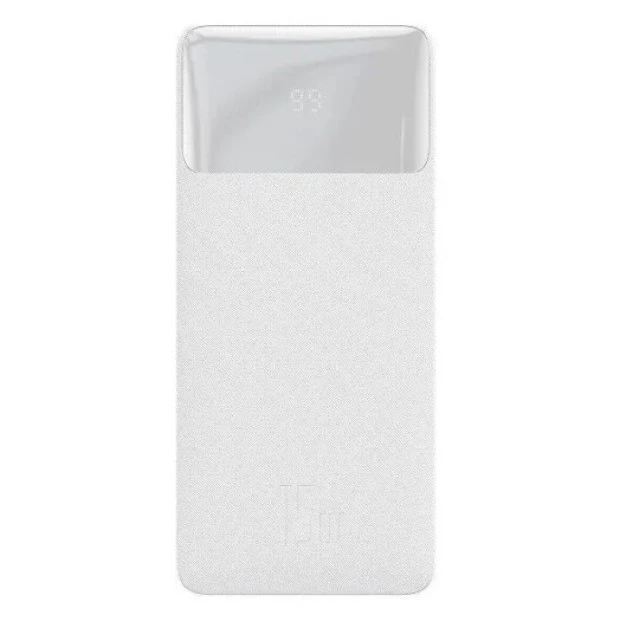 Зовнішній акумулятор Baseus Bipow Overseas 30000mAh 15W (PPBD050202) (Білий) (Уцінка) (2 категорія)