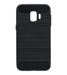Силикон Polished Carbon Samsung Galaxy J2 Core (2018) J260 (Чёрный)