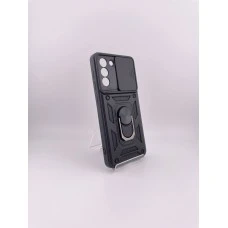 Бронь-чехол Ring Serge Armor Case Samsung Galaxy S21 (ShutCam) (Чёрный)