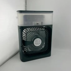 Настольный вентилятор-увлажнитель Mini Cooling Fan LED (Тёмно-зелёный)