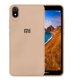Силіконовий чохол-накладка Xiaomi Redmi 7A (пудровий)