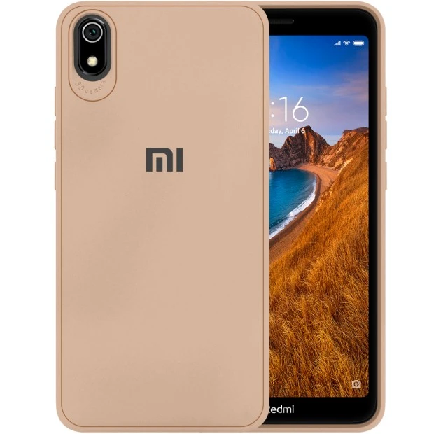 Силикон Junket Cace Xiaomi Redmi 7A (Пудровый)
