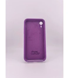 Оригінальний квадратний чохол-камера для Apple iPhone XR (28) Баклажанний із сил..