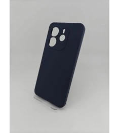 Силікон Original Premium для Xiaomi Redmi Note 14 4G (ShutCam) (Темно-синій)