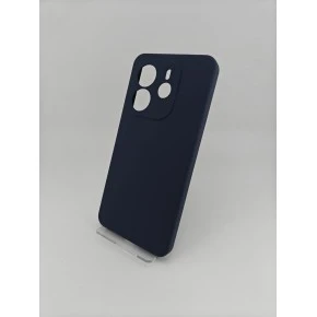 Силикон Original Premium Xiaomi Redmi Note 14 4G (ShutCam) (Тёмно-синий)