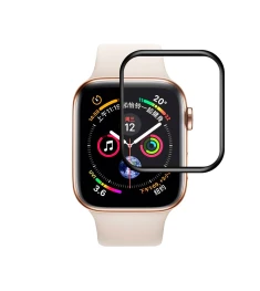 Захисне скло 5D Curved для Apple Watch 44mm Чорне