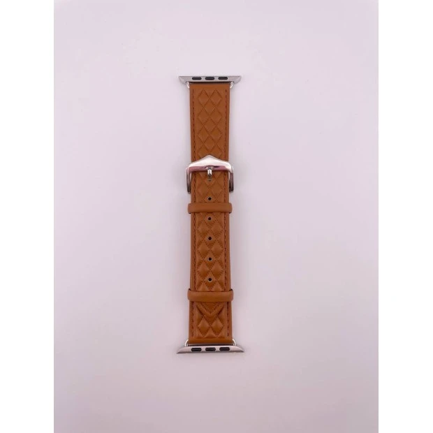 Apple Watch Soft Leather Band 42  /  44  /  45  /  49mm (Brown)