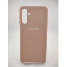 Силіконовий Оригінальний 360 Чохол Лого Samsung Galaxy A13 5G (Пудровий)