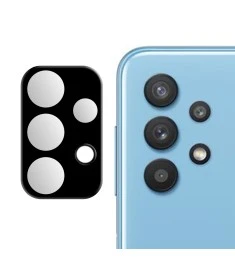 Захисне 3D скло на камеру Samsung Galaxy A32 Чорне