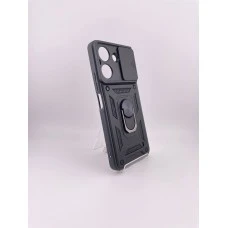 Бронь-чехол Ring Serge Armor Case Xiaomi Redmi 13C / Poco C65 (ShutCam) (Чёрный)