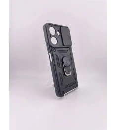 Чохол Ring Serge Armor Case для Xiaomi Redmi 13C  /  Poco C65 (ShutCam) (Чорний)..