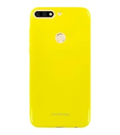Силикон Molan Shining Huawei Y7 Prime (2018) / Honor 7C Pro (Жёлтый)