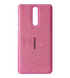 Силіконовий чохол Textile для Nokia 8 (Розовий)
