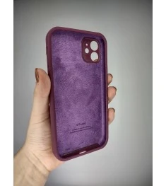 Силіконовий Оригінальний Чохол Квадратно-Круглої Камери для Apple iPhone 11 (58)..