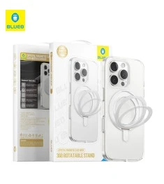 Накладка Blueo Crystal 360 з поворотною підставкою та MagSafe для Apple iPhone 1..