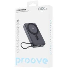 PowerBank Proove OverPower 35W Qi2 10000mAh (Сірий)