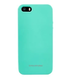 Силіконовий чохол Molan Shining для Apple iPhone 5  /  5s (Бірюзовий)