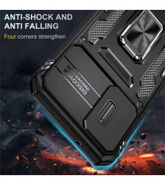 Броньований чохол Ring Serge Armor Case Samsung Galaxy S24 Plus (ShutCam) (Чорни..