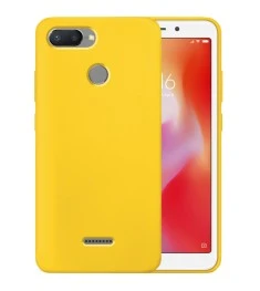 Силіконовий оригінальний 360 чохол для Xiaomi Redmi 6 (жовтий)