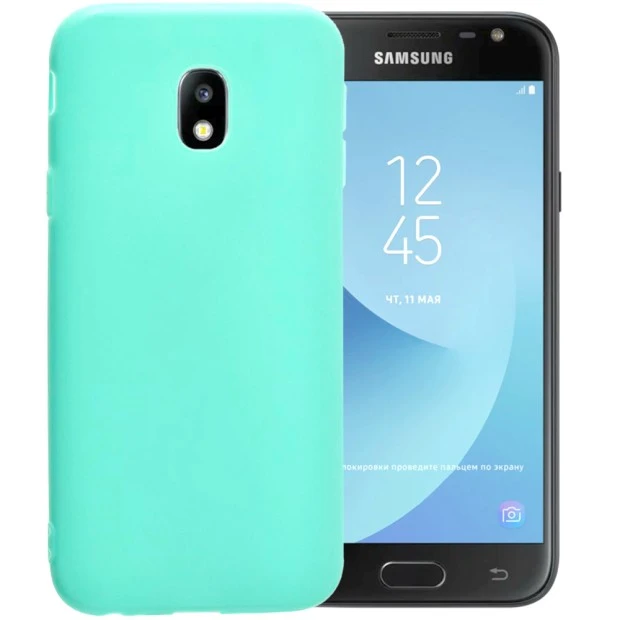 Силикон iNavi Color Samsung Galaxy J3 (2017) J330 (Бирюзовый)
