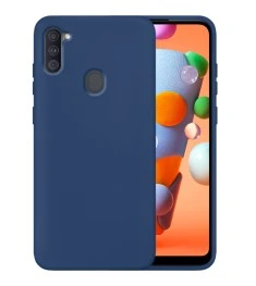 Силікон Original 360 Чохол для Samsung Galaxy M11  /  A11 (Темно-синій)