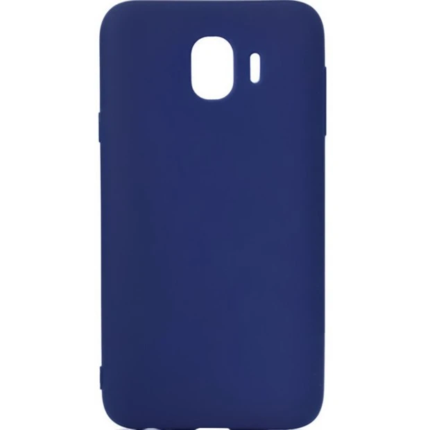 Силіконова накладка iNavi Color для Samsung Galaxy J4 (2018) J400 (темно-синій)