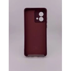 Силикон Original Motorola Moto G84 (ShutCam) (Бордовый)