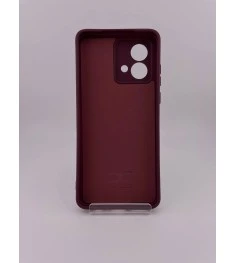 Силікон Original Motorola Moto G84 (ShutCam) (Бордовий)