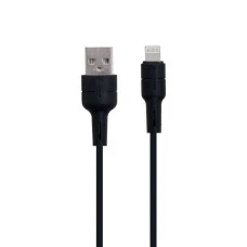 USB-кабель Borofone Silicone BX30 (Lightning) (Чорний)