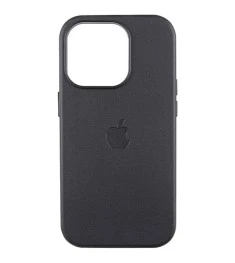 Чохол Leather Case з Magsafe для Apple iPhone 16 Pro Max (чорний)