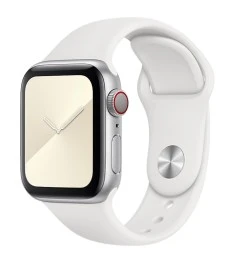 Ремешок Apple Watch Silicone 42 / 44 / 45 / 49mm (06) White