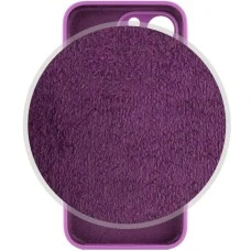 Силіконовий оригінальний чохол RoundCam для Apple iPhone 15 Pro Max (28) Brinjal
