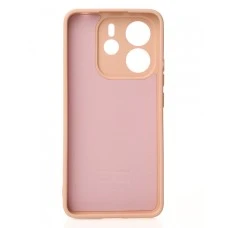 Силіконова оригінальна накладка Xiaomi Redmi Note 14 4G (A) (ShutCam) (Персиковий)