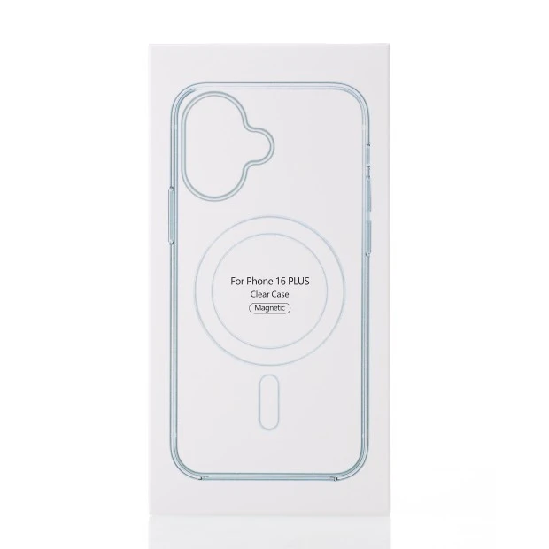 Чохол Clear Case with MagSafe для Apple iPhone 16 Plus (Прозорий)