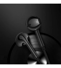 Wired earphones-headset earbuds Borofone BM60 Type-C DAC (Black)