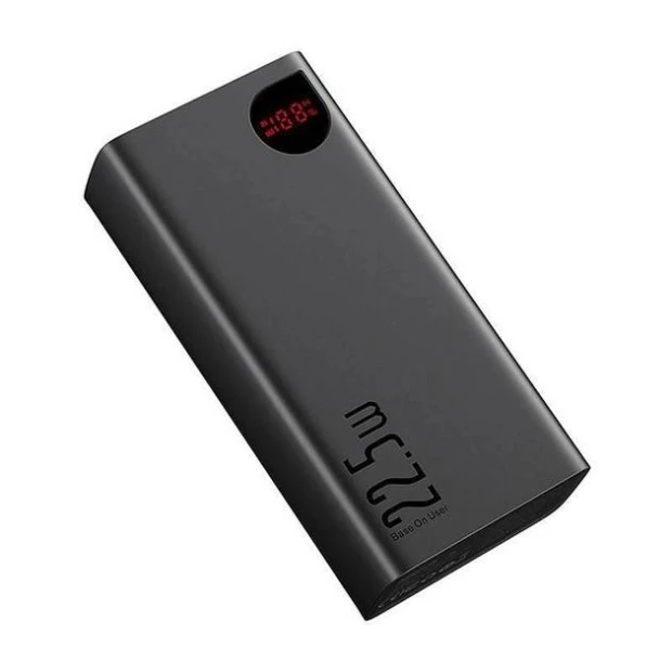 PowerBank Baseus Adaman Digital Display 40000mAh 22.5W (Black) PPAD020101 (Уценка) (1 Категория)