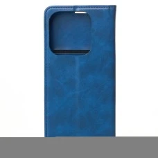 Чохол-книжка Leather Elegant для Xiaomi Redmi Note 14 5G (Синій)
