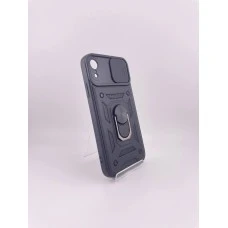 Бронь-чехол Ring Serge Armor Case Apple iPhone XR (ShutCam) (Чёрный)