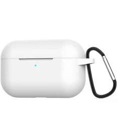 Чохол для навушників Full Silicone Case Apple AirPods Pro (Білий)