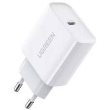 СЗУ-адаптер UGREEN CD137 20W PD QC4.0 (1Type-C) (White)
