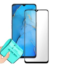Захисне скло 5D Ceramic Oppo Reno3 Чорний