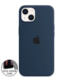 Силіконовий оригінальний чохол для Apple iPhone 13 / 14 (09) темно-синій